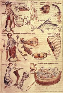 Sloane 3983 fol.13 Znamení a symboly zvěrokruhu, z 