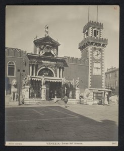 Porta Magna z Arsenalu Benátek Venezia - Entrata dell