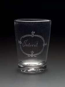 Tumbler, c. 1788-1795 (bezolovnaté sklo) od New Bremen Glass Manufactory