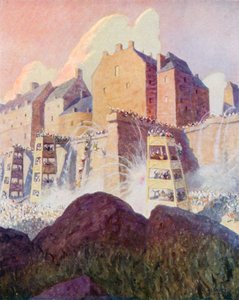 Bitva o hrad Stirling od Newell Convers (after) Wyeth