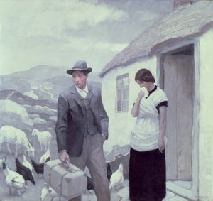 Syn svého otce (olej na plátně) od Newell Convers Wyeth