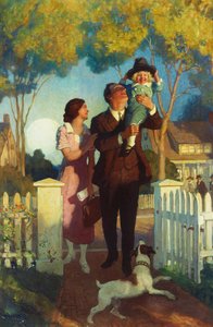 Příjezd domů od Newell Convers Wyeth