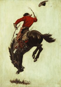 Vzpínající se Bronco od Newell Convers Wyeth