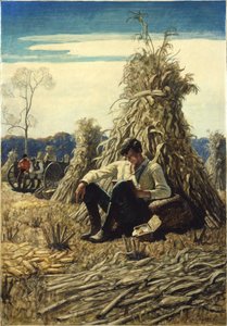Peculiarsome Abe, 1940 (olej na renesančním panelu) od Newell Convers Wyeth