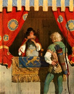 Robin se setkává s pannou Marianou od Newell Convers Wyeth