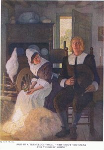 Řekl chvějícím se hlasem, proč nemluvíš za sebe, Johne od Newell Convers Wyeth