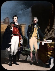 Armáda a námořnictvo, Wellington a Nelson, c1805. od Newton and Co