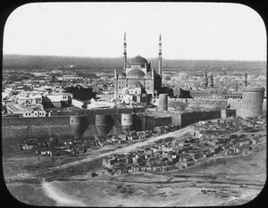 Saladinova citadela v Káhiře, Egypt, c1890.