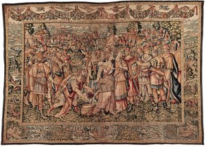 Historická tapisérie, první čtvrtina 17. století od Nicasius Aerts