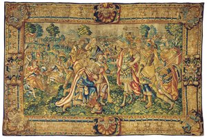 Historická tapisérie, první čtvrtina 17. století od Nicasius Aerts