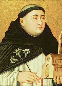 Busta svatého Dominika, kolem roku 1455 od Niccolo Antonio Colantonio