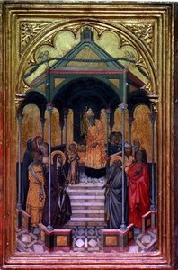 Uvedení Panny Marie v chrámu (tempera na panelu) od Niccolo Bonaccorsi