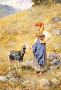 Pastýřka, Niccolo Cannicci (1846-1906)