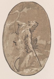 Marsyas čerpající Syrinx z řeky, ca. 1540-50., ca. 1540-50.