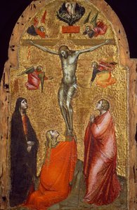 Ukřižování, Niccolo di Pietro Gerini (zemřel asi 1415-1416), panel.