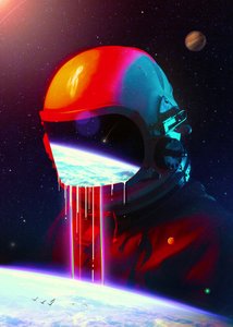 Astronaut – Průběh pohledu na Zemi