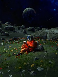 Astronautova mimozemská zahrada od Nicebleed