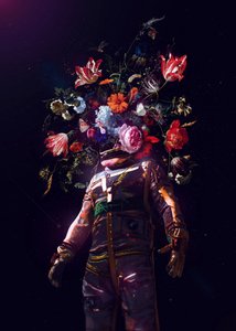 Kosmický zahradník-astronaut od Nicebleed