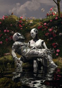 Objetí robotů za svitu měsíce