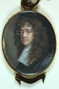 Sir Peter Lely (akvarel na slonovině) od Nicholas (attr.to) Dixon