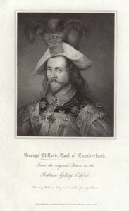 George Clifford hrabě z Cumberlandu od Nicholas Hilliard