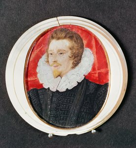 Portrét gentlemana s plnovousem a volánem, kolem roku 1590