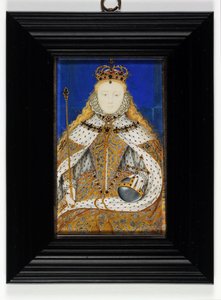 Queen Elizabeth I (smalt) od Nicholas Hilliard