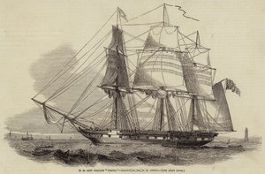 H M Nová fregata Thetis