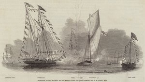 Přijetí Jejího Veličenstva Royal Yacht Squadron od Nicholas Matthews Condy