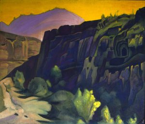 Jeskyně Ajanta, 1938. od Nicholas Roerich
