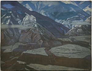 Bhargarh Fort, série "Kulu", 1929 od Nicholas Roerich