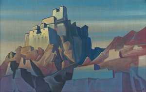 Hrad v Ladaku, 1933 od Nicholas Roerich