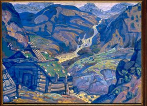Dekor pro "Peer Gynt" od Henrika Ibsena, 1912 od Nicholas Roerich