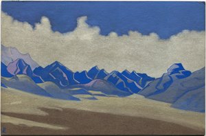 Karakoram, Cesta do Turkestánu, 1936 od Nicholas Roerich