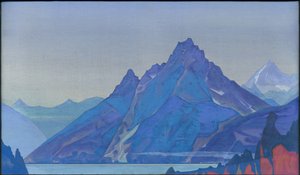Jezero Nagas, 1932 od Nicholas Roerich