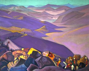 Mongolsko, Čingischán, 1938. od Nicholas Roerich