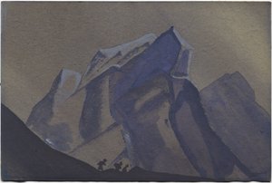 Horský průsmyk, Bouře, 1936 od Nicholas Roerich