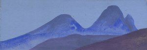 Horské studium, kolem 1936-47 od Nicholas Roerich