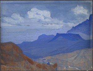 Údolí Nubra, 1926 od Nicholas Roerich