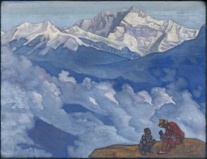 Perla hledání, série "Jeho země", 1924 od Nicholas Roerich