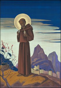 Svatý František, 1932 od Nicholas Roerich