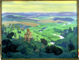 Předkové, 1912 od Nicholas Roerich