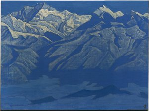 The Range, "himalájská" série, 1924 od Nicholas Roerich