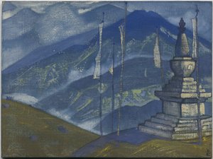 Waves of Mist, série "himalájský", 1924 od Nicholas Roerich