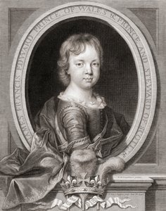 Princ James Francis Edward Stuart od Nicholas de (after) Largilliere