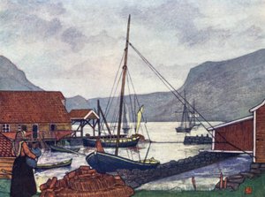 Norsko: Moldoen (barevné lito) od Nico Jungman