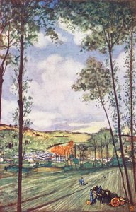 Údolí Rille (barevná litografie) od Nico Jungmann