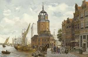 Haringpakkerstoren Tower, Amsterdam, 19. století