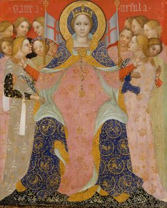 Svatá Uršula a její panny, kolem 1410 (tempera a zlato na dřevě)
