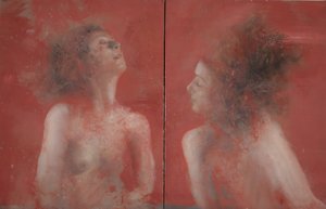 Dialog, 2015 (olej na plátně) od Nicola Pucci